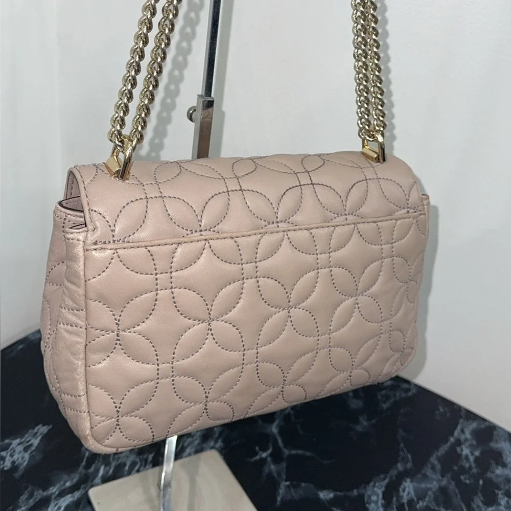 Michael Kors Sloan Large Quilted Chain Shoulder Bag AUTHENTIC - Picture 6 of 14